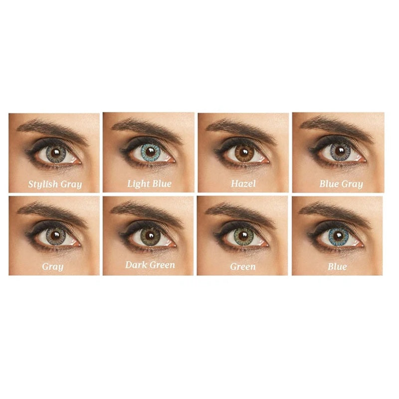 Lentes de contato coloridas Lunare Tri-Kolor anual - Com grau