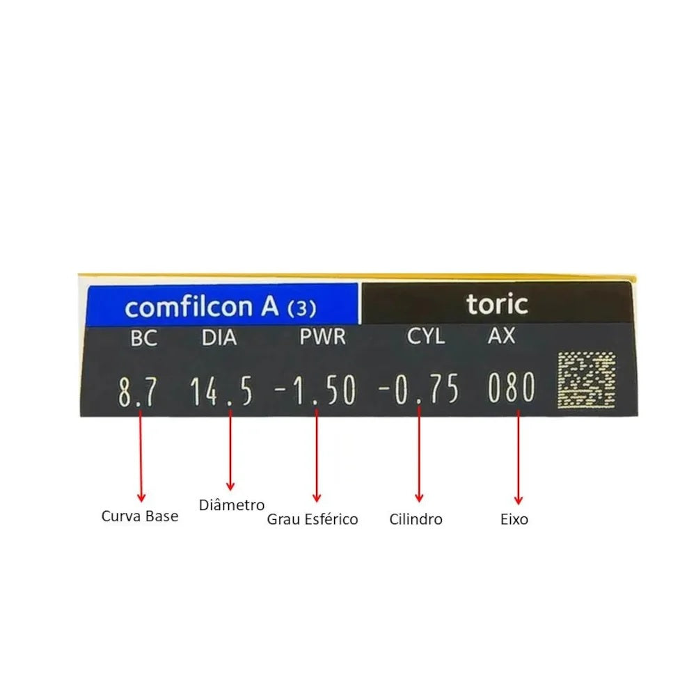Lentes de Contato Biofinity XR Toric - Graus Altos