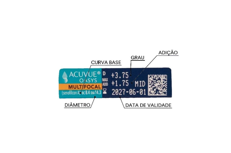 Lentes de Contato Acuvue Oasys Multifocal
