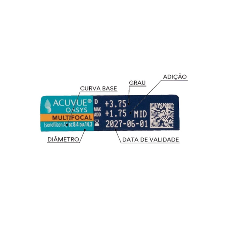 Lentes de Contato Acuvue Oasys Multifocal