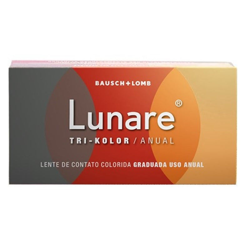 Lentes de contato coloridas Lunare Tri-Kolor anual - Com grau
