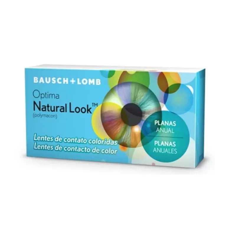 Lentes de contato coloridas Optima Natural Look - Sem Grau