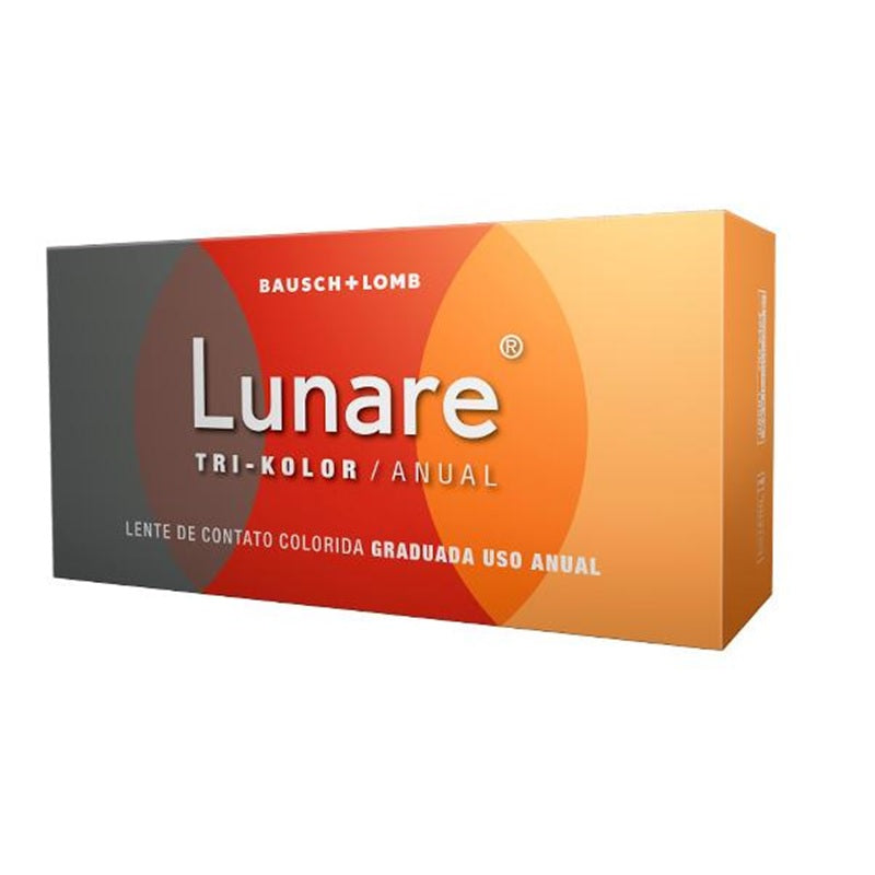 Lentes de contato coloridas Lunare Tri-Kolor anual - Com grau
