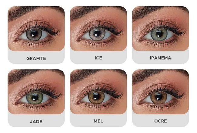 Lentes de Contato Colorida Anual Natural Colors - com grau