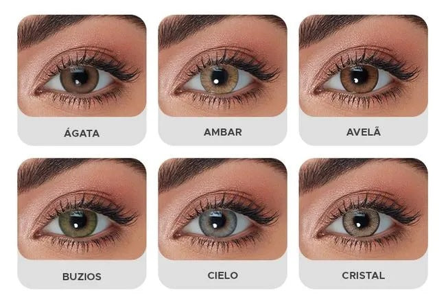 Lentes de Contato Colorida Anual Natural Colors - com grau