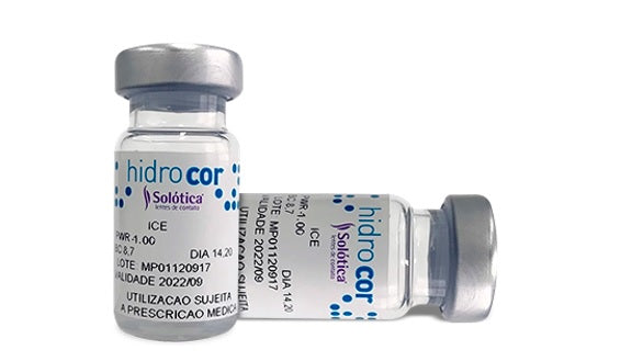 Lentes de Contato Coloridas Anual Hidrocor - com grau