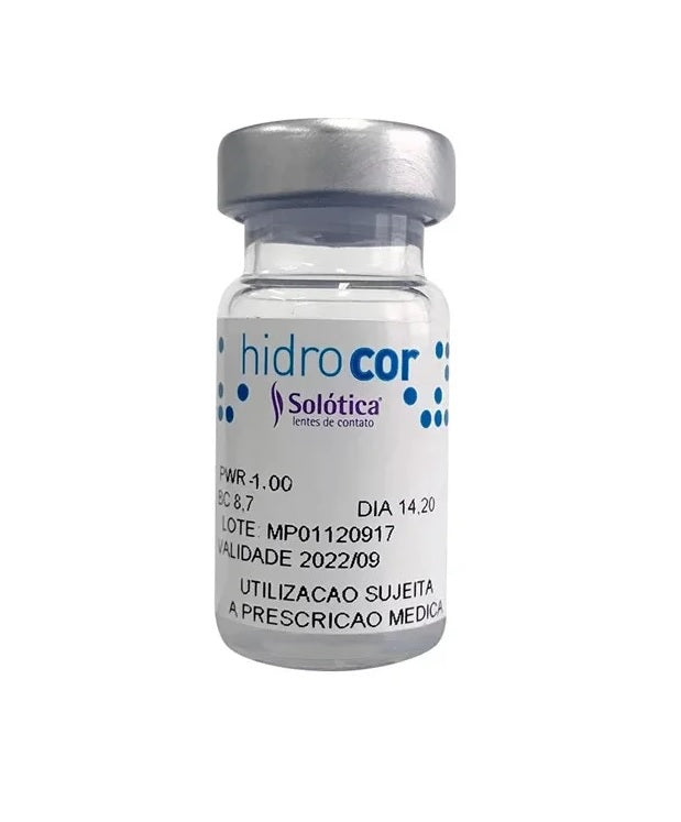 Lentes de Contato Coloridas Anual Hidrocor - com grau