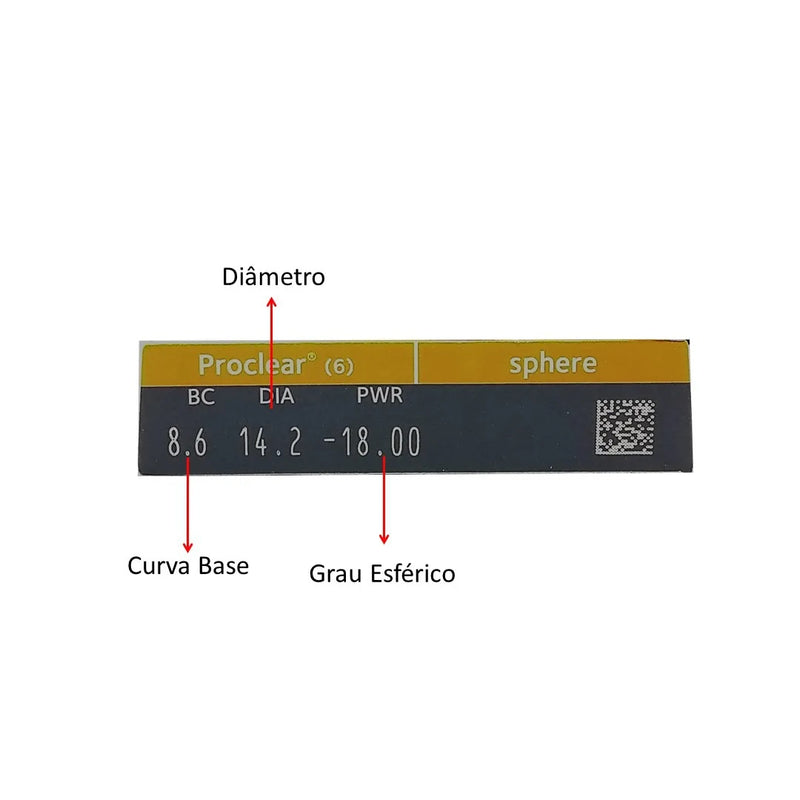 Lentes de Contato Proclear XR - Graus Altos