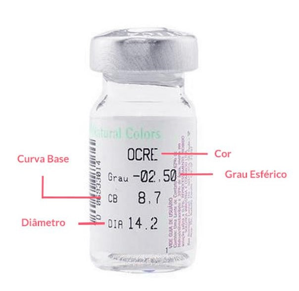 Lentes de Contato Colorida Anual Natural Colors - com grau