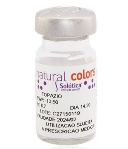 Lentes de Contato Colorida Anual Natural Colors - com grau