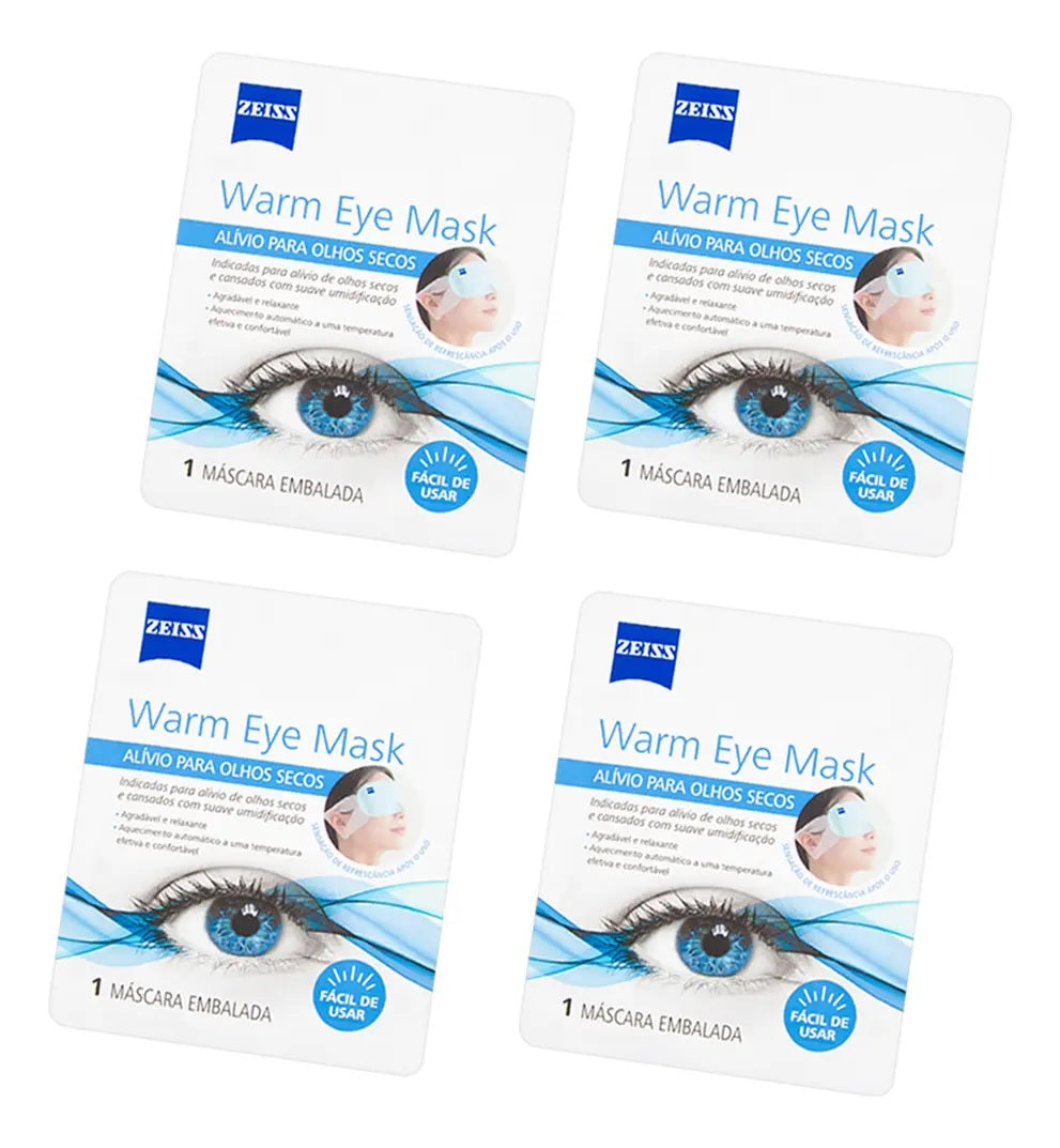 Zeiss Warm Eye Mask - Máscara Térmica para Olhos - 4 unidades