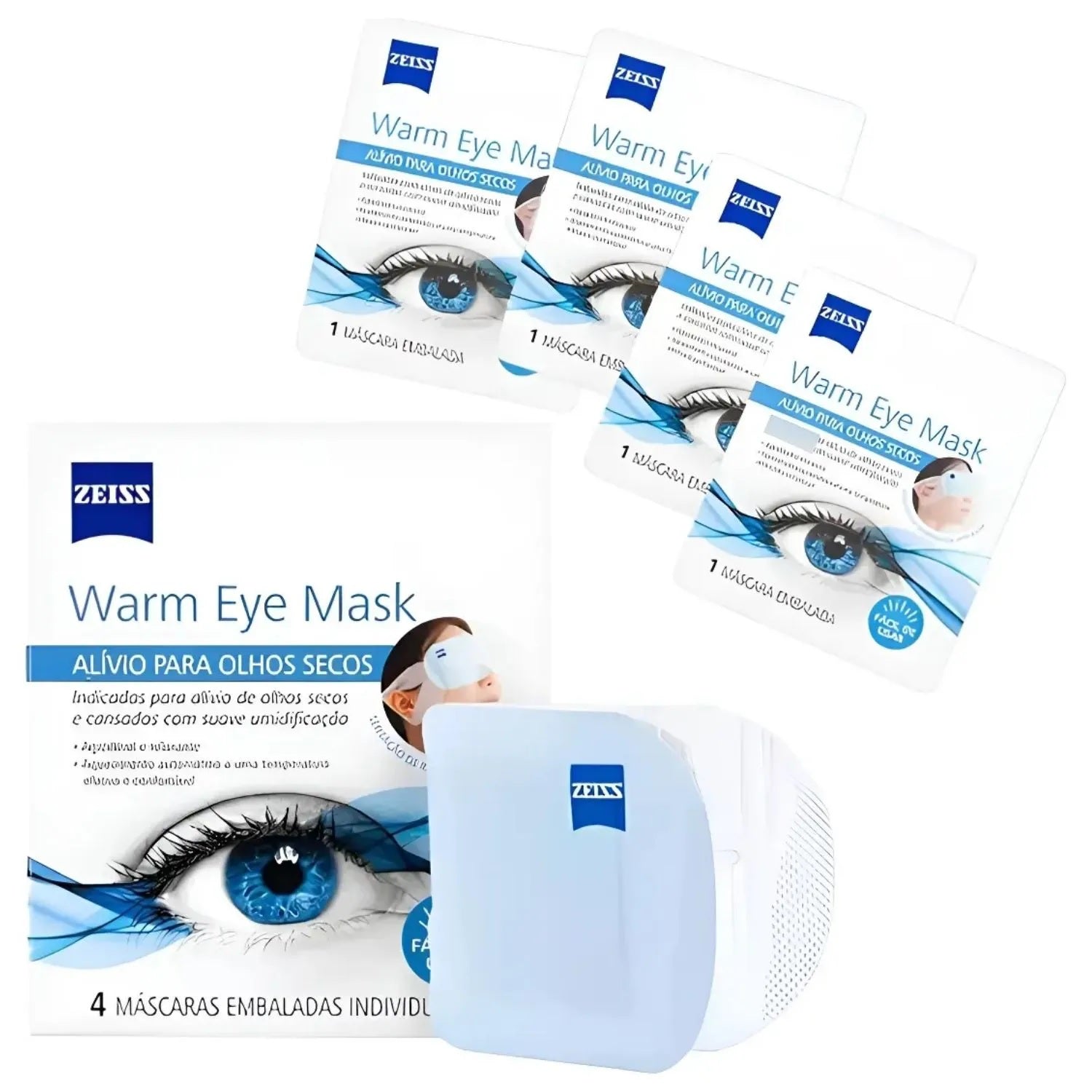 Zeiss Warm Eye Mask - Máscara Térmica para Olhos - 4 unidades