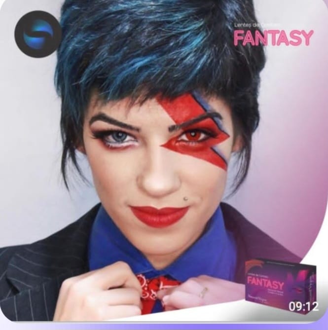 Lentes de contato coloridas Fantasy - Sem grau