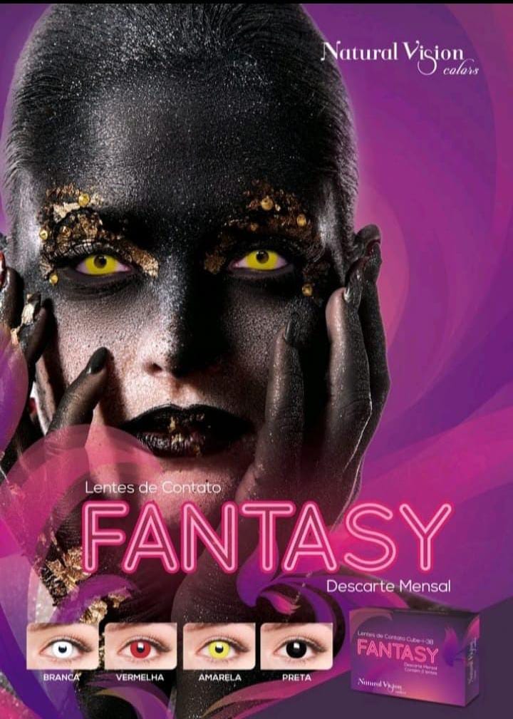 Lentes de contato coloridas Fantasy - Sem grau