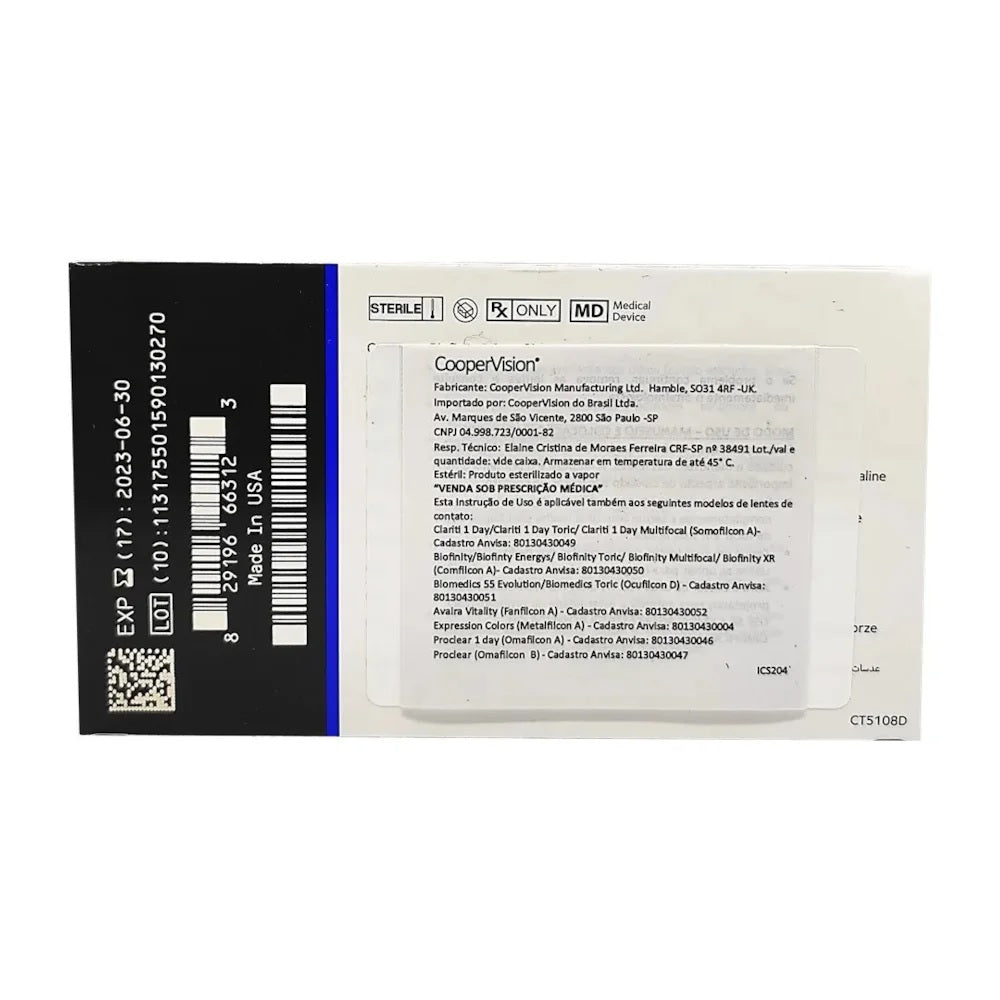 Lentes de Contato Biofinity XR Toric - Graus Altos