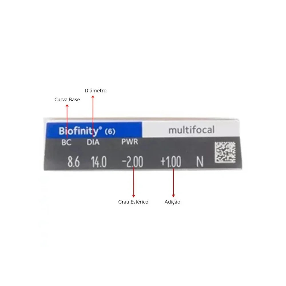 Lentes de Contato Biofinity Multifocal
