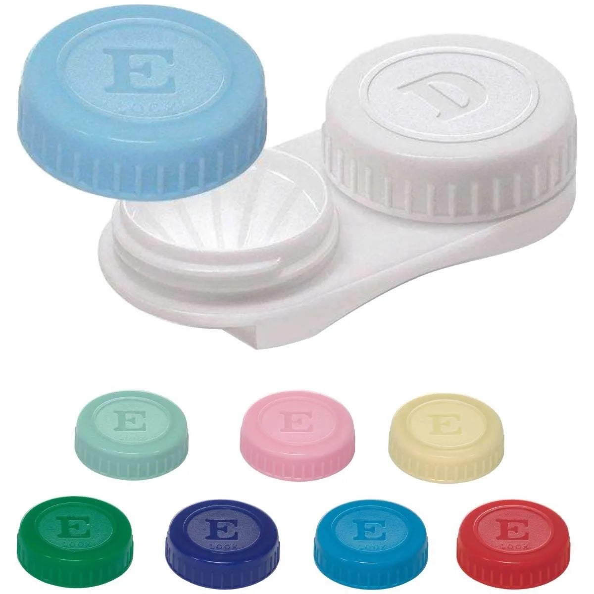 Estojo para Lentes de Contato Gelatinosa ou Rígida Cores Diversas