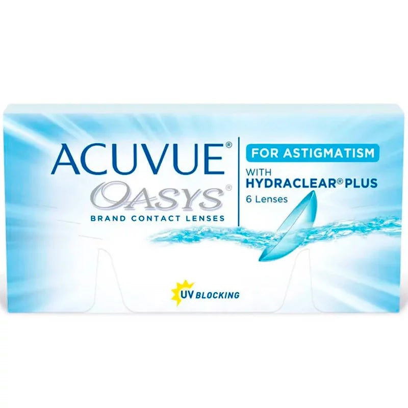 Lentes de Contato Acuvue Oasys Com HydraClear Plus Astigmatismo