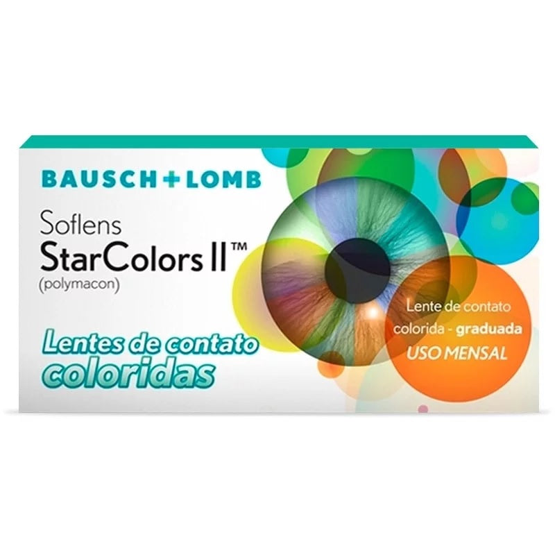 Lentes de Contato Colorida Soflens StarColors II - Com Grau