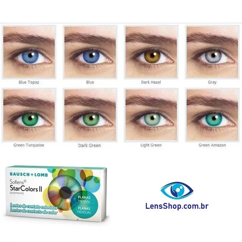 Lentes de Contato Soflens Starcolors II - Estética e Conforto